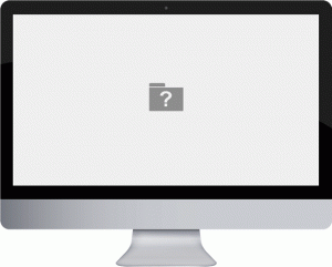 MacBook flashing folder